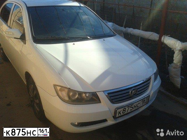 Фото автомобиля LIFAN SOLANO, 2011 — госномер К875НС161. Цвет: Белый