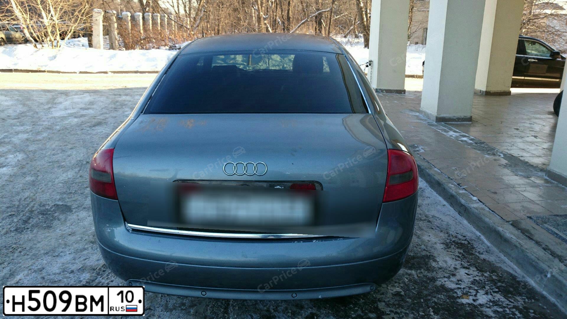 Фото автомобиля AUDI A6, 1998 — госномер Н964МК07. Цвет: Темно-серый металлик
