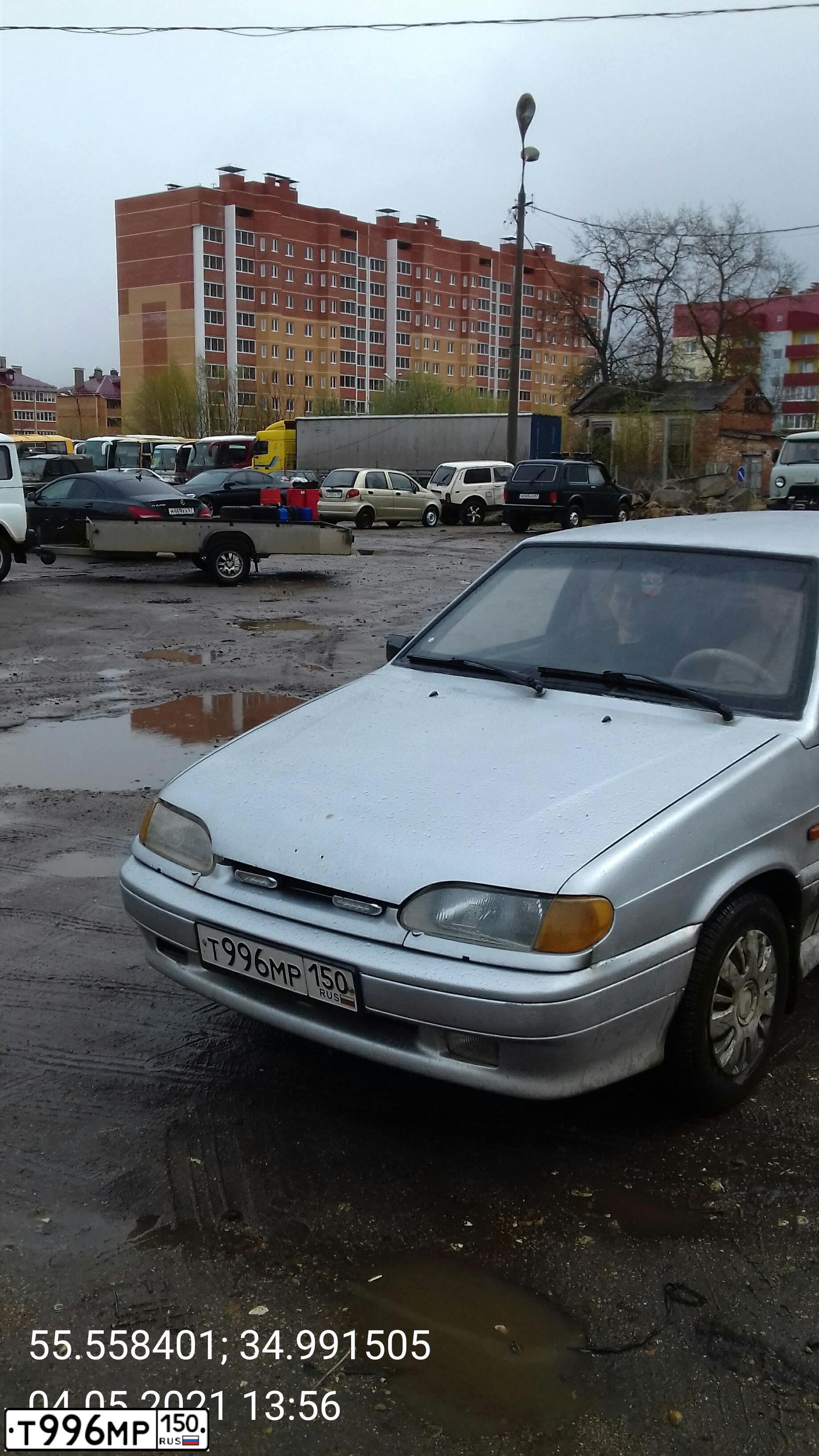 Фото автомобиля LADA 2114 SAMARA, 2004 — госномер М432КН67. Цвет: ЧЕРНЫЙ