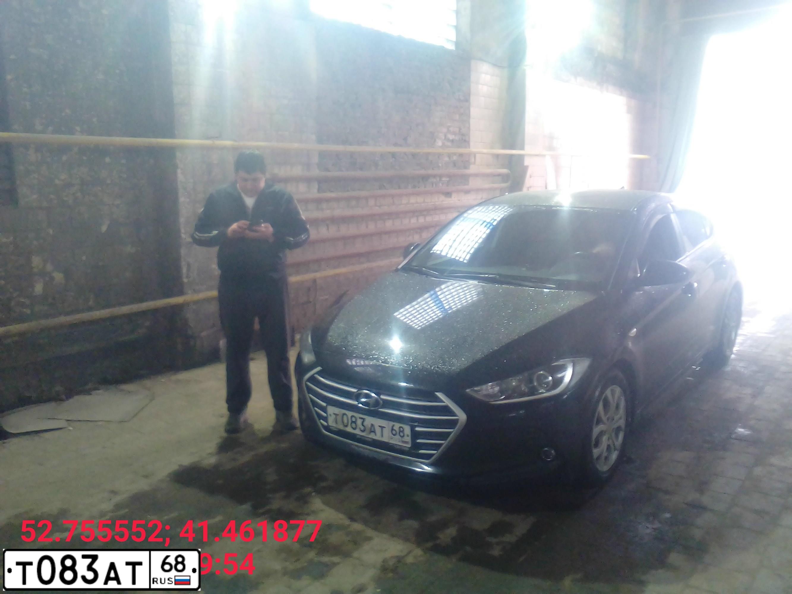 Фото автомобиля HYUNDAI ELANTRA, 2017 — госномер М560ВО181. Цвет: ЧЕРНЫЙ