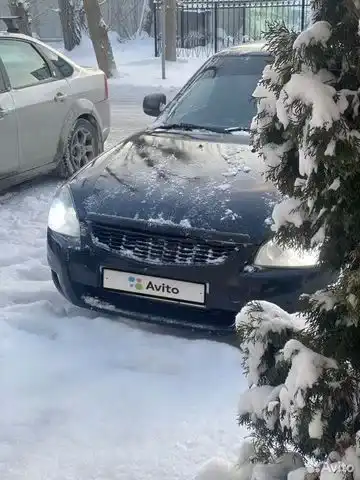Фото автомобиля LADA 2170 PRIORA, 2012 — госномер Х005МУ72. Цвет: Сине-Черный
