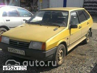 Фото автомобиля LADA 2109 SAMARA, 2000 — госномер А696НН74. Цвет: ЗОЛОТОЙ