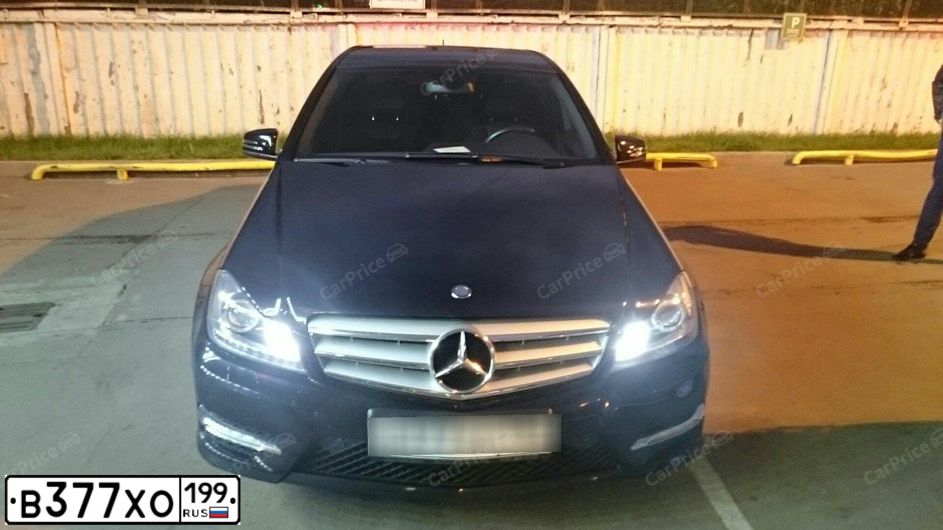 Фото автомобиля MERCEDES C-KLASSE, 2012 — госномер М787ВК716. Цвет: ЧЕРНЫЙ