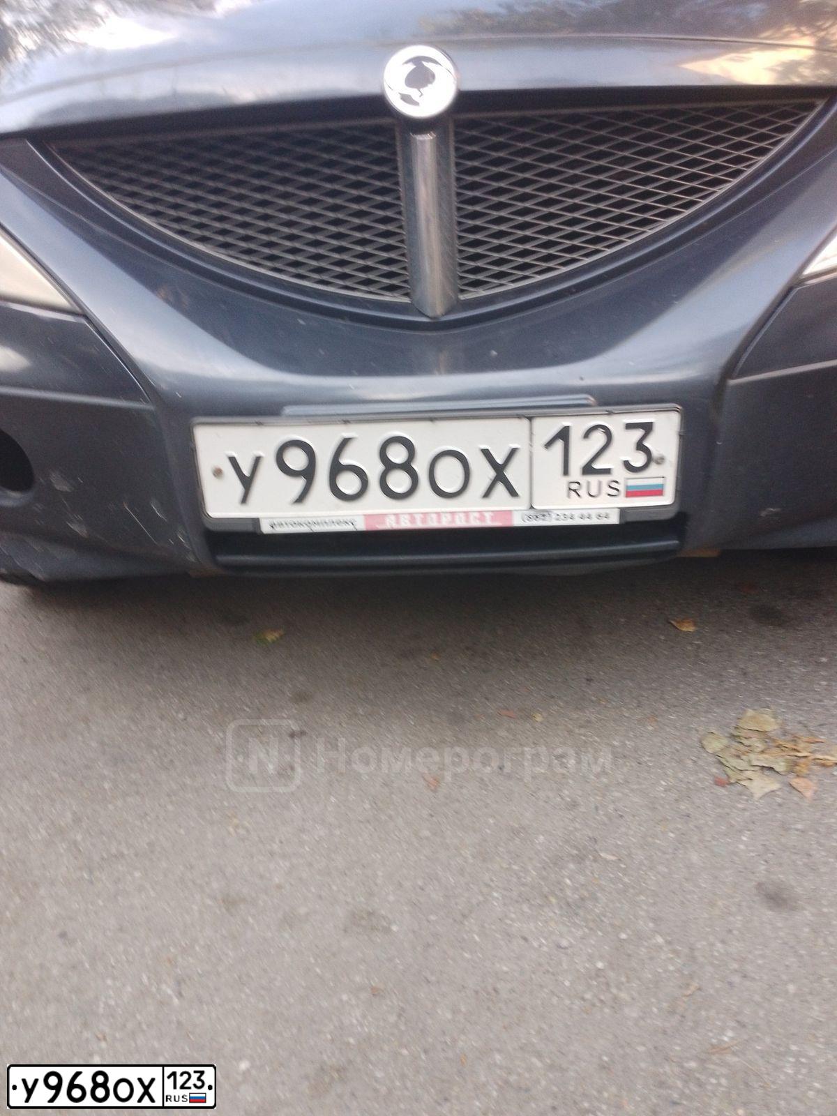 Фото автомобиля SSANGYONG ACTYON SPORTS, 2011 — госномер У968ОХ123. Цвет: СЕРЫЙ