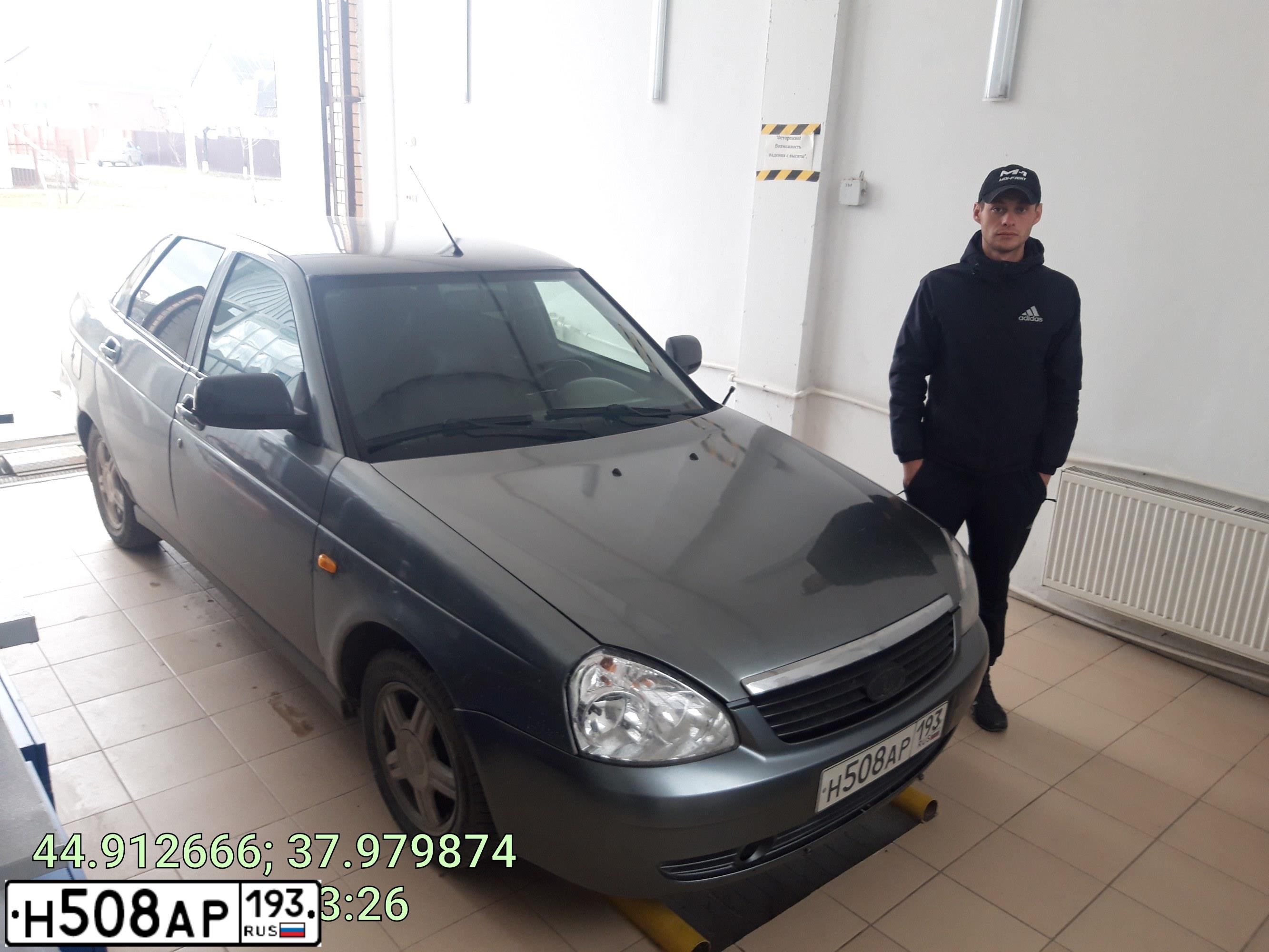 Фото автомобиля LADA 2170 PRIORA, 2008 — госномер Н232СХ797. Цвет: СРЕД. СЕРО-ЗЕЛЕНЫЙ МЕТ.