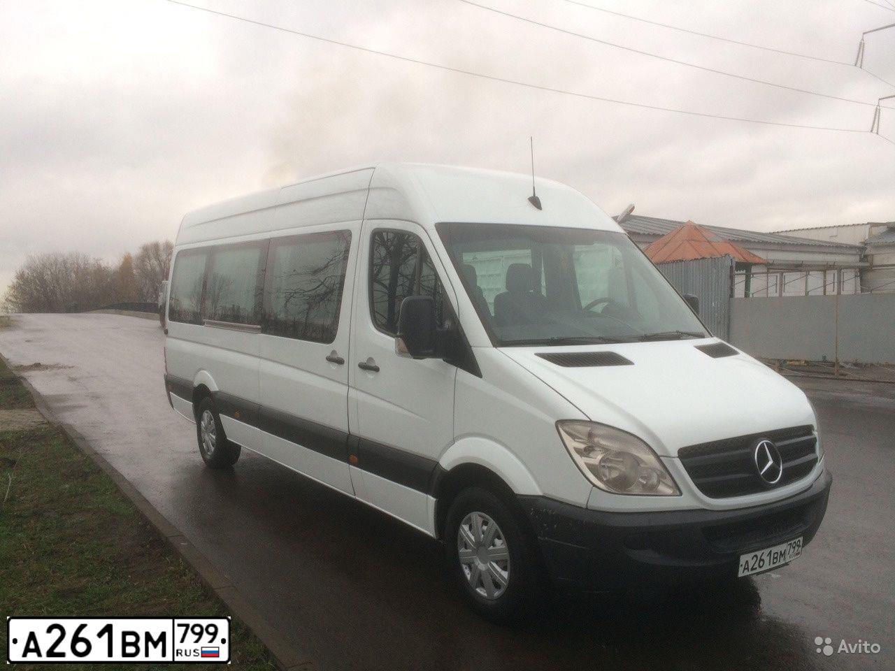 Фото автомобиля MERCEDES SPRINTER, 2008 — госномер А261ВМ799. Цвет: Белый