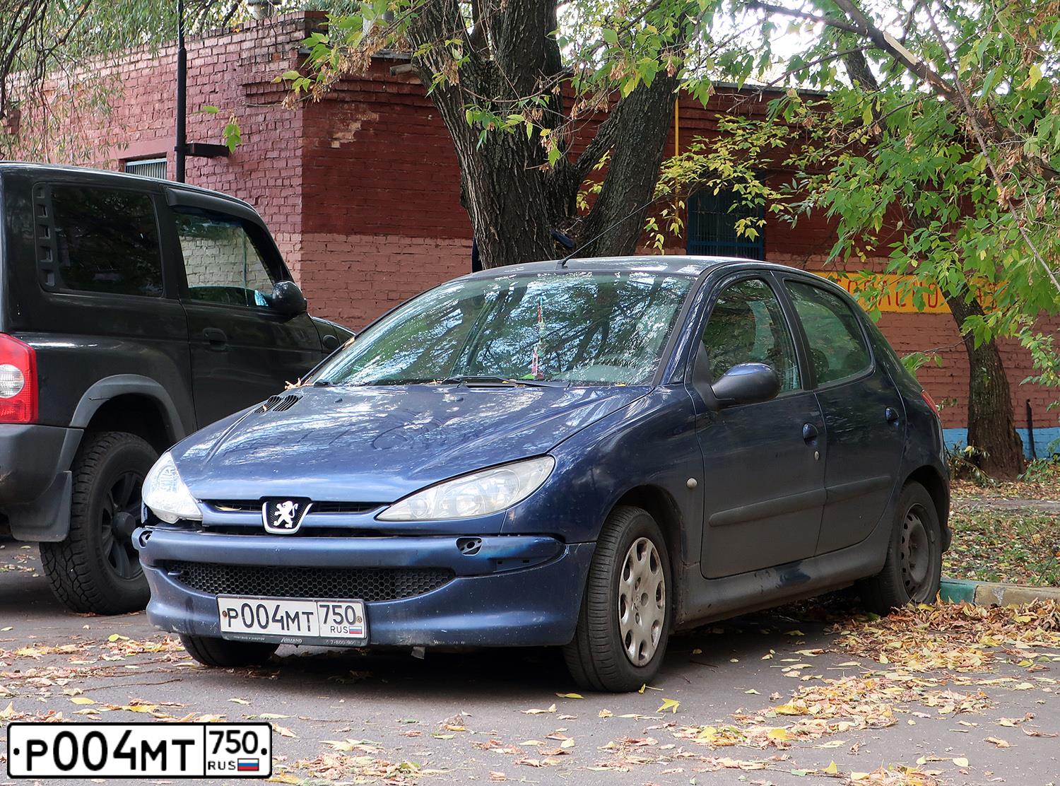 Фото автомобиля PEUGEOT 206, 2004 — госномер Р004МТ750
