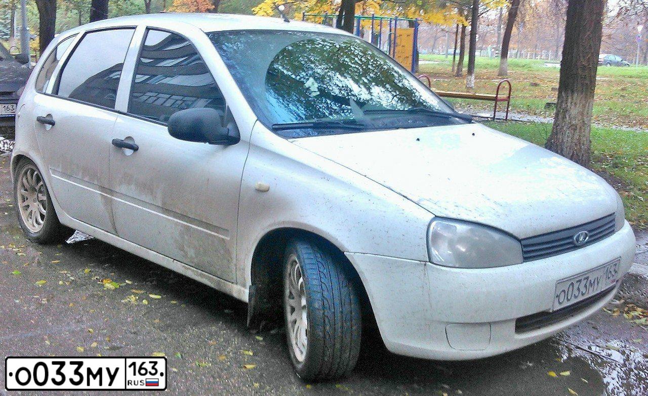 Фото автомобиля LADA KALINA, 2011 — госномер Е528КС07. Цвет: Белый