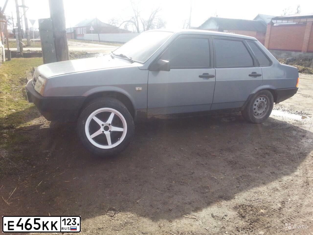 Фото автомобиля LADA 2109 SAMARA, 2003 — госномер Е474ОУ33. Цвет: СЕРЫЙ