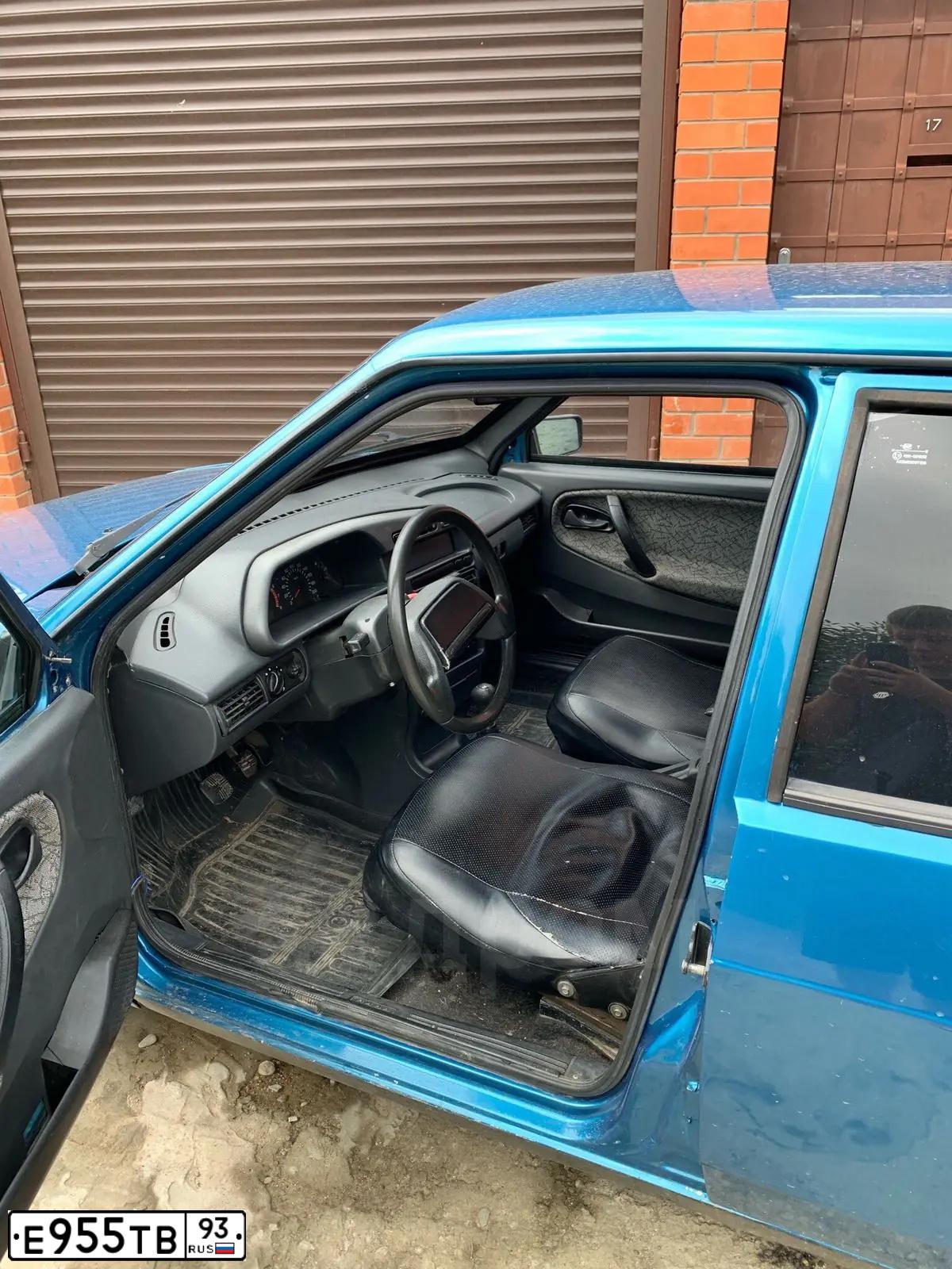 Фото автомобиля LADA 2109 SAMARA, 1994 — госномер Е955ТВ93. Цвет: АКВАМАРИН