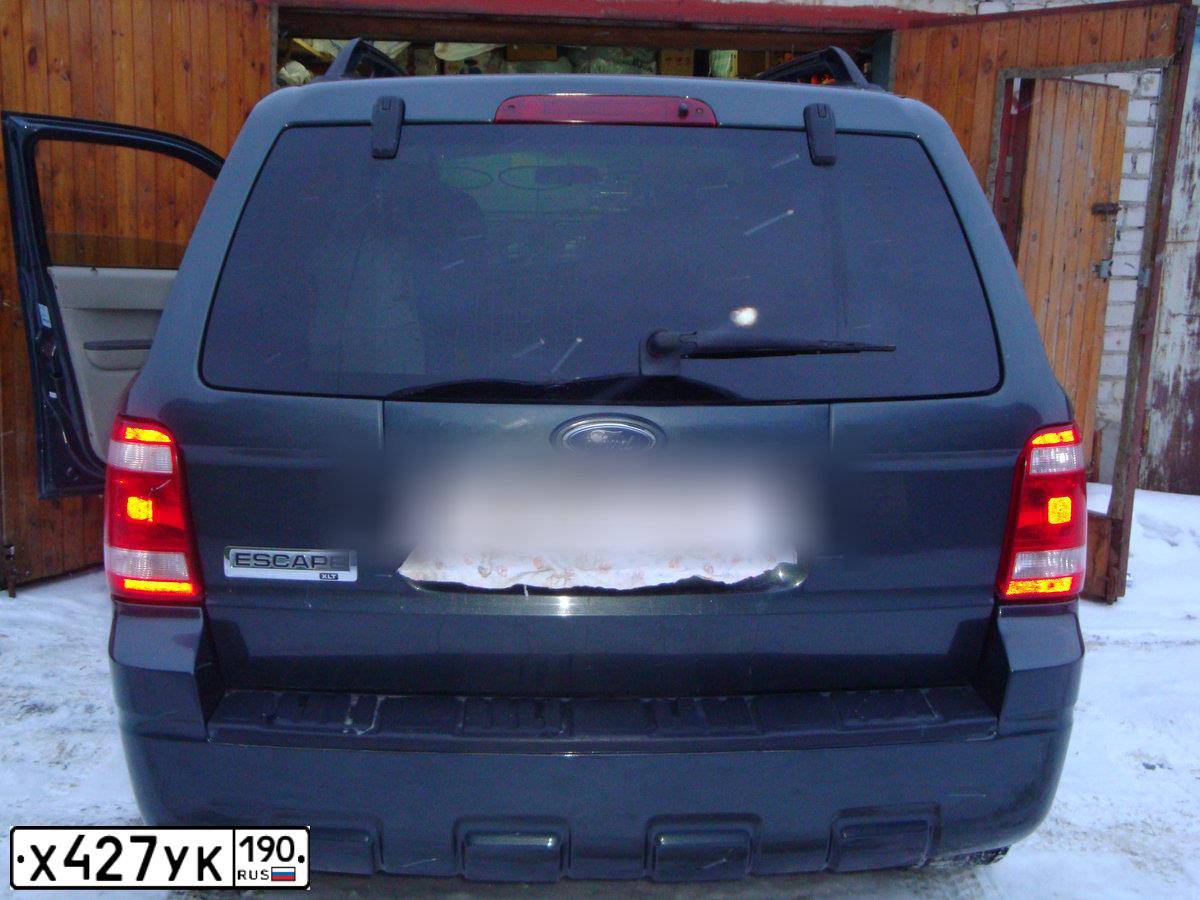 Фото автомобиля FORD ESCAPE, 2008 — госномер М937НВ67. Цвет: ТЕМНО-СЕРЫЙ