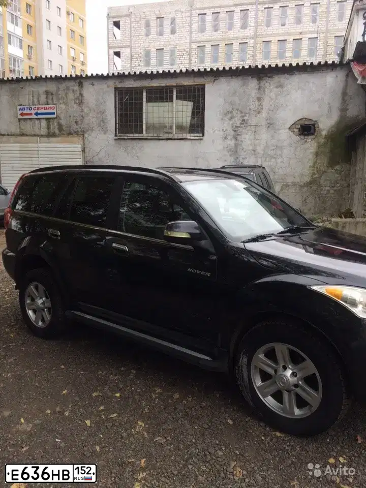 Фото автомобиля GREAT WALL H5, 2011 — госномер Е636НВ152. Цвет: ЧЕРНЫЙ