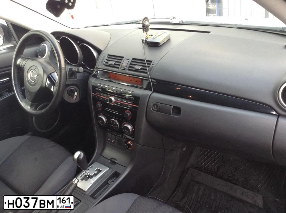 Фото автомобиля MAZDA 3, 2008 — госномер Р574ОУ40. Цвет: Белый