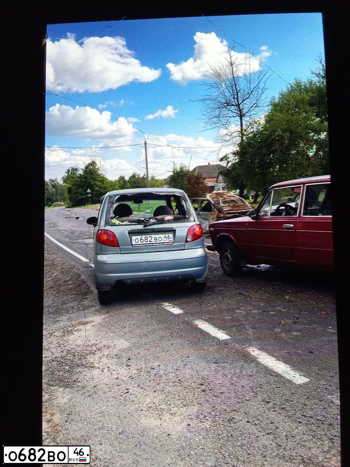 Фото автомобиля DAEWOO MATIZ, 2006 — госномер О682ВО46. Цвет: СИНИЙ(СЕРО-ГОЛУБОЙ)