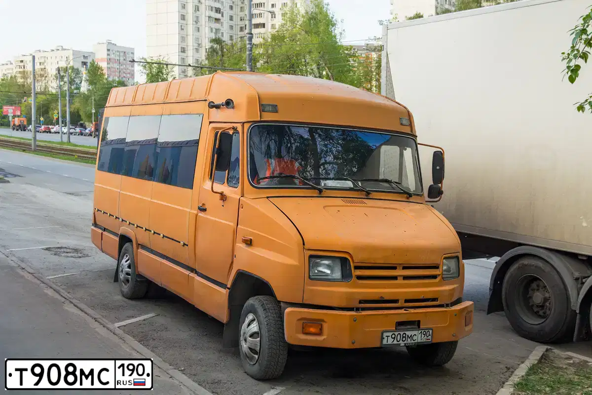 Фото автомобиля ZIL 5301 /4X2/, 2002 — госномер Т908МС190. Цвет: ОРАНЖЕВЫЙ