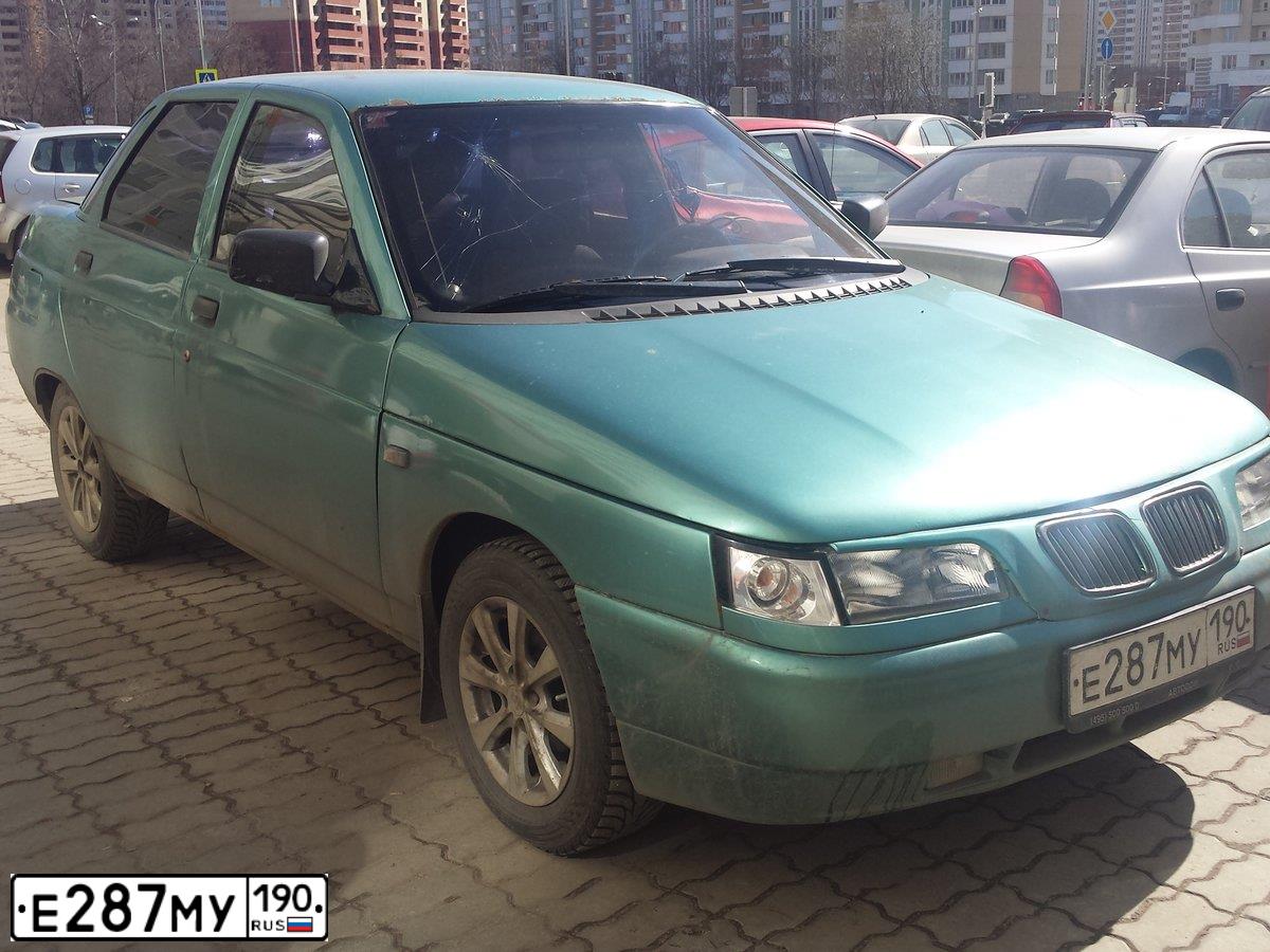 Фото автомобиля LADA 2110, 2000 — госномер О434ХТ50. Цвет: ЗЕЛЕНЫЙ