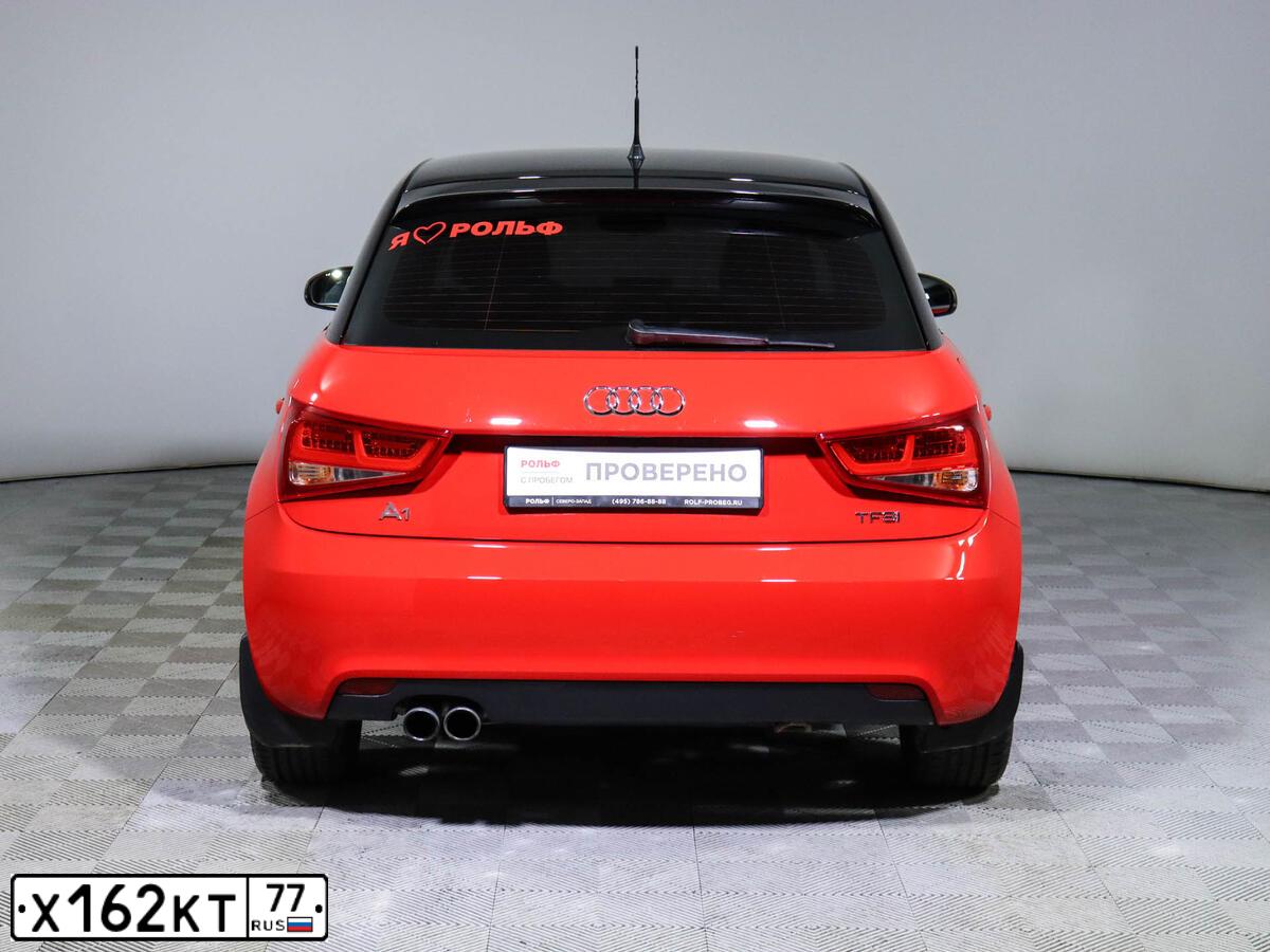 Фото автомобиля AUDI A1, 2013 — госномер Т019ТО790. Цвет: КРАСНЫЙ ЧЕРНЫЙ