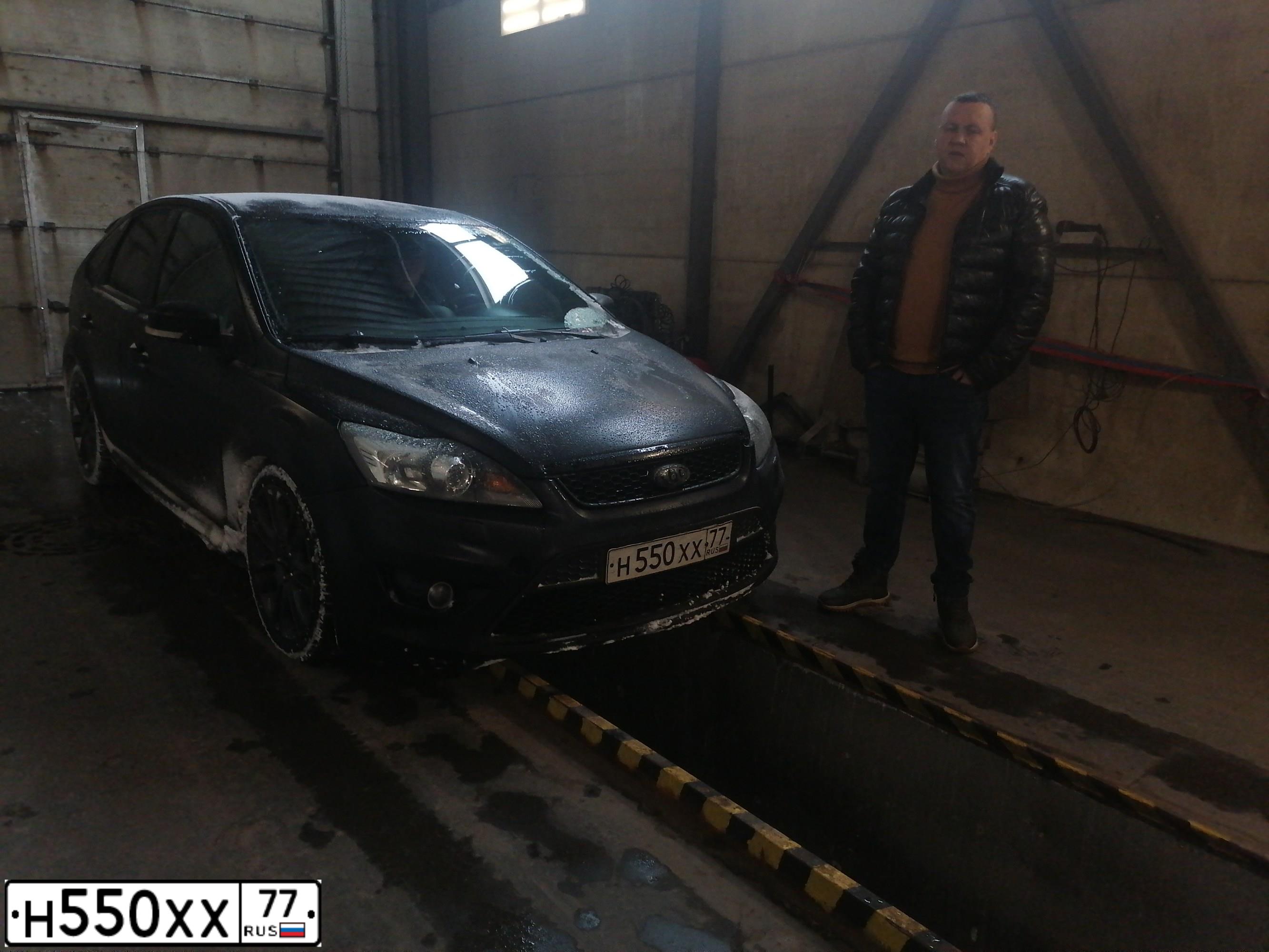 Фото автомобиля FORD FOCUS, 2008 — госномер У792ТН69. Цвет: ЧЕРНЫЙ