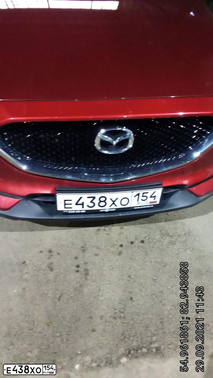 Фото автомобиля MAZDA CX-5, 2017 — госномер Т203СЕ154
