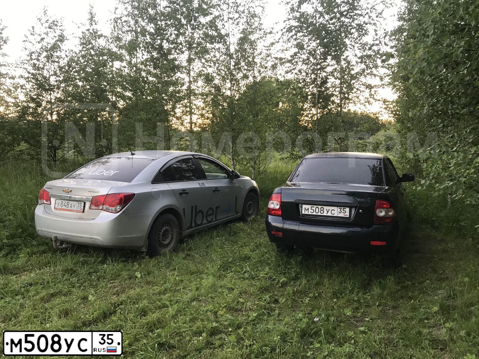 Фото автомобиля LADA 2170 PRIORA, 2008 — госномер М508УС35. Цвет: ЧЕРНЫЙ