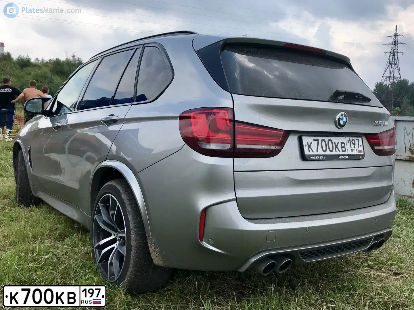 Фото автомобиля BMW X5, 2013 — госномер В292ОК797. Цвет: СЕРЫЙ