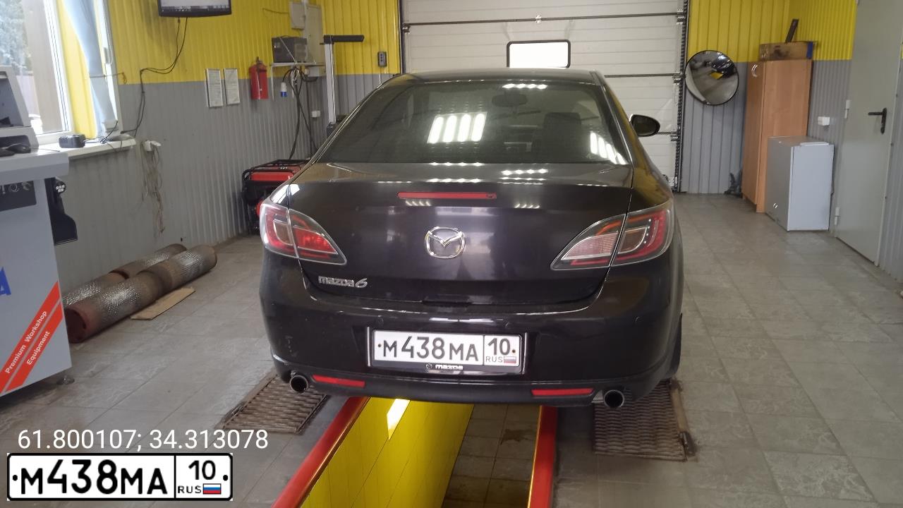 Фото автомобиля MAZDA 6, 2008 — госномер А622УХ147. Цвет: ТЕМНО-ВИШНЕВЫЙ
