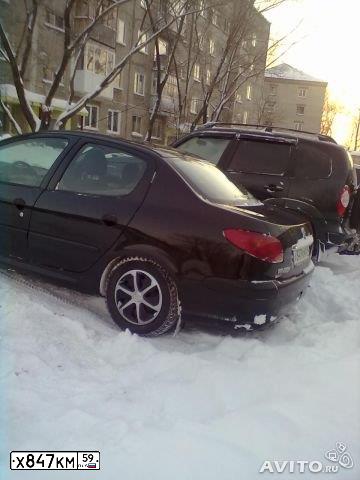 Фото автомобиля PEUGEOT 206, 2008 — госномер Х609УА33. Цвет: ЧЕРНЫЙ