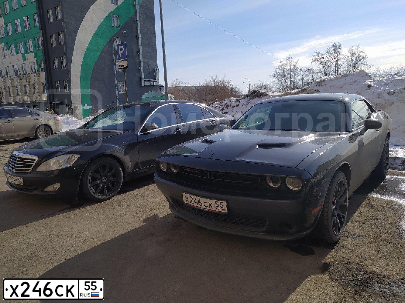Фото автомобиля DODGE CHALLENGER, 2016 — госномер К009АН55