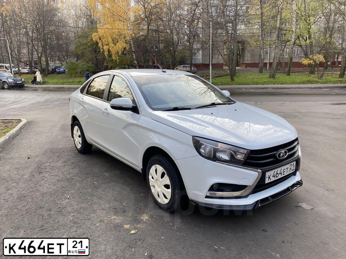 Фото автомобиля LADA VESTA, 2019 — госномер Т276СН196. Цвет: Белый