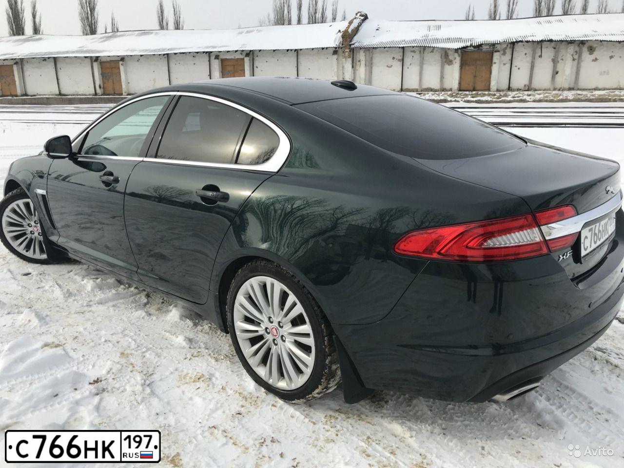 Фото автомобиля JAGUAR XF-SERIE, 2012 — госномер О013ХР36. Цвет: ТЕМНО - ЗЕЛЕНЫЙ