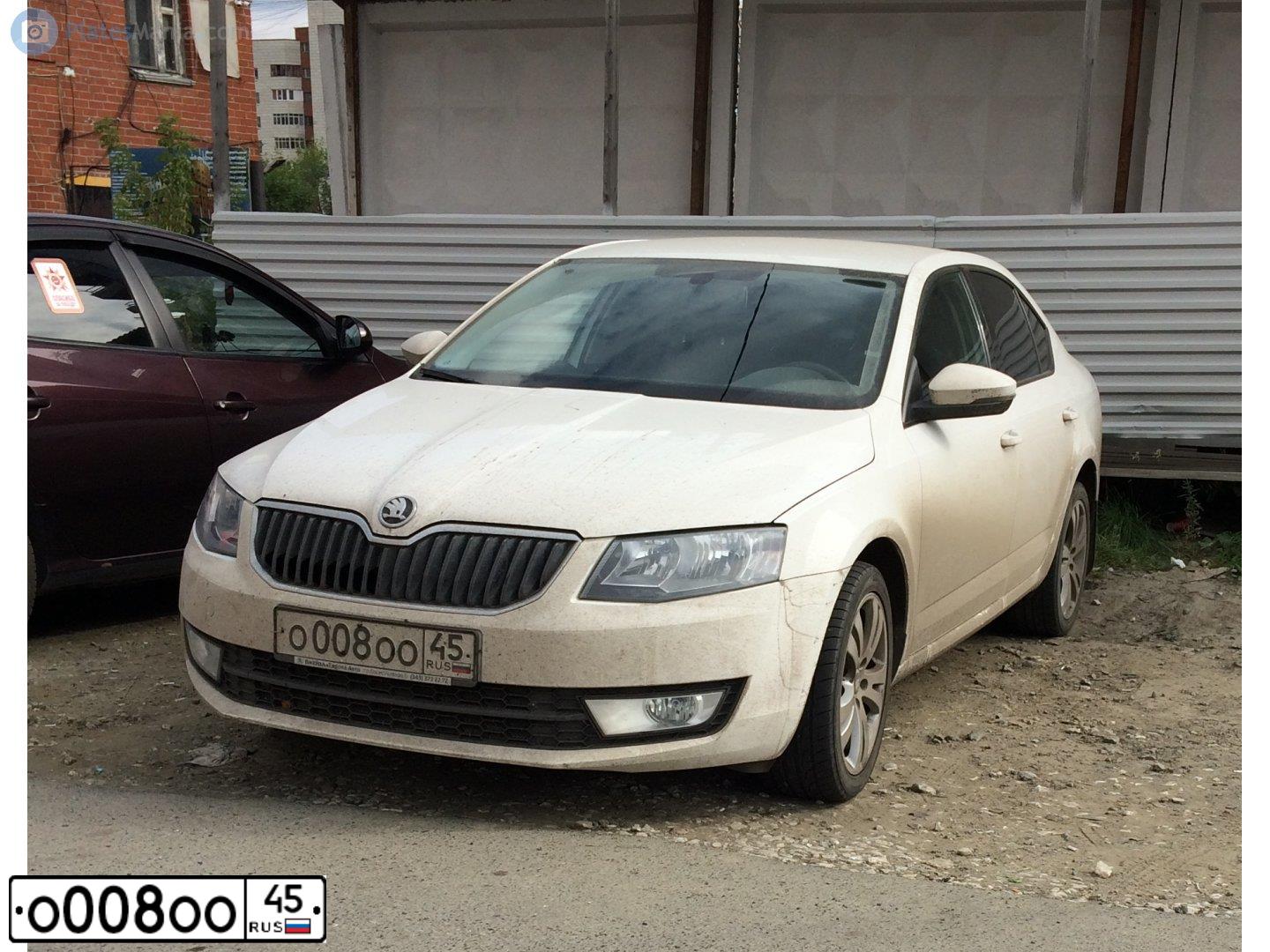 Фото автомобиля MITSUBISHI LANCER, 2005 — госномер О008ОО45. Цвет: СЕРЫЙ