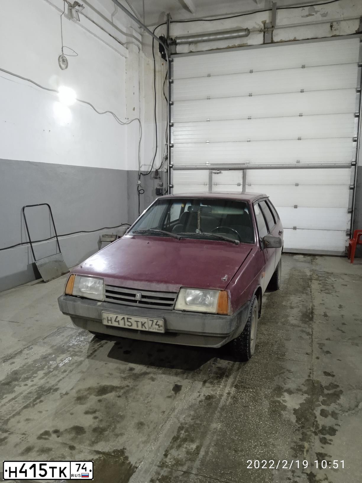 Фото автомобиля LADA 2109 SAMARA, 1996 — госномер Н415ТК74. Цвет: Красный