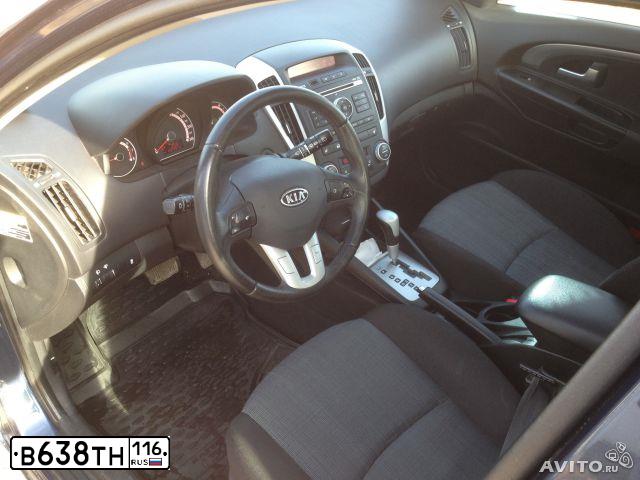 Фото автомобиля KIA CEE'D, 2010 — госномер В638ТН116. Цвет: СИНИЙ