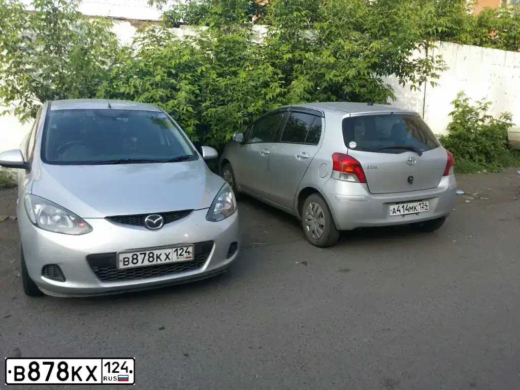 Фото автомобиля LADA LARGUS RS045L, 2021 — госномер В878КХ124. Цвет: Белый