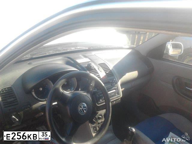 Фото автомобиля VOLKSWAGEN POLO, 2001 — госномер А555УВ35. Цвет: СЕРЕБРИСТЫЙ