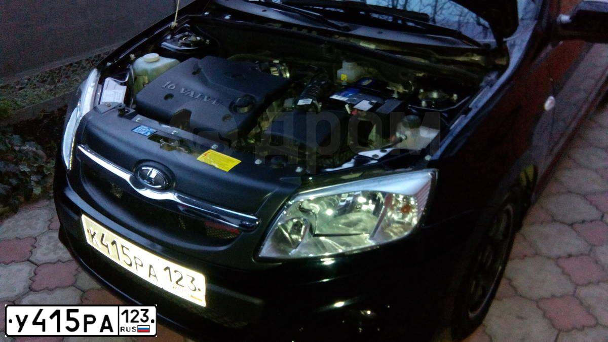 Фото автомобиля LADA 2110, 2005 — госномер К008ВР93. Цвет: Серебристо-Желтый
