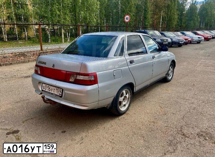 Фото автомобиля BOGDAN 2110/2111, 2011 — госномер А016УТ159. Цвет: СЕРЕБРИСТЫЙ