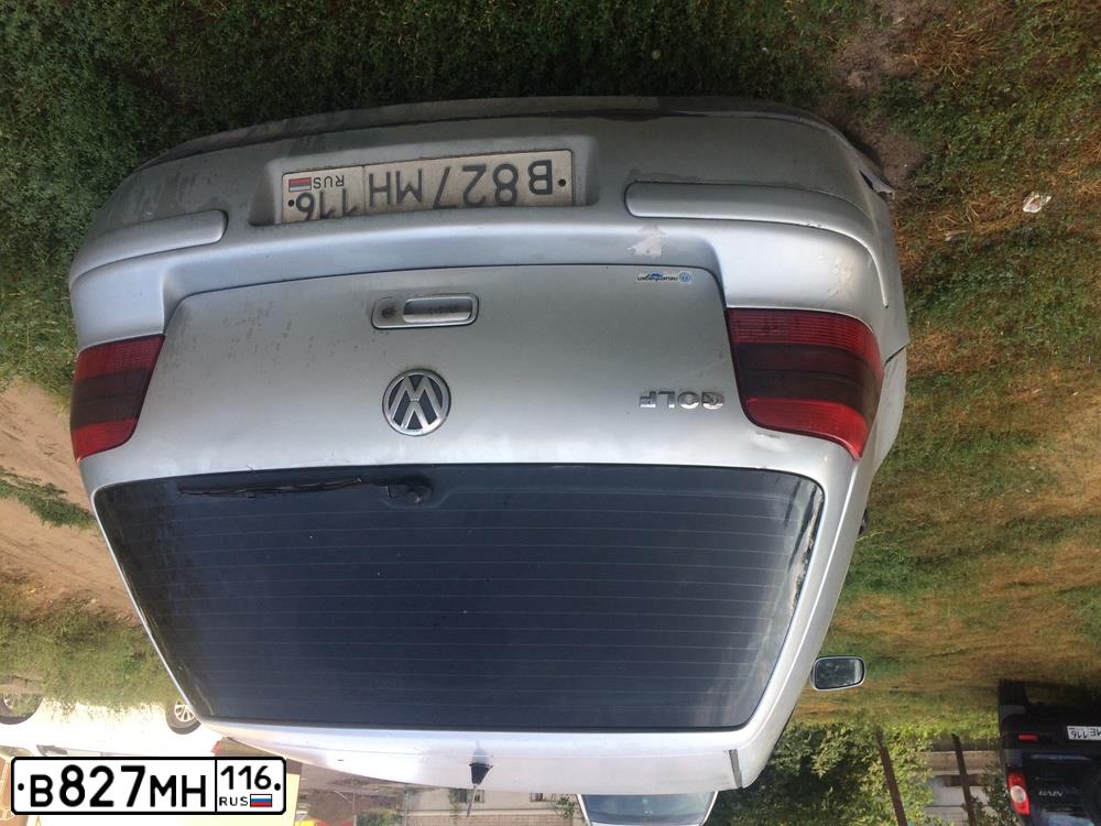 Фото автомобиля VOLKSWAGEN GOLF, 2002 — госномер А838МО763. Цвет: Серебристый