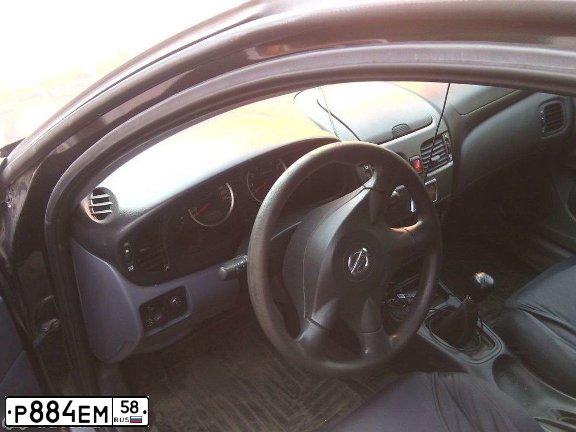 Фото автомобиля NISSAN ALMERA, 2005 — госномер Р884ЕМ58. Цвет: ЧЕРНЫЙ