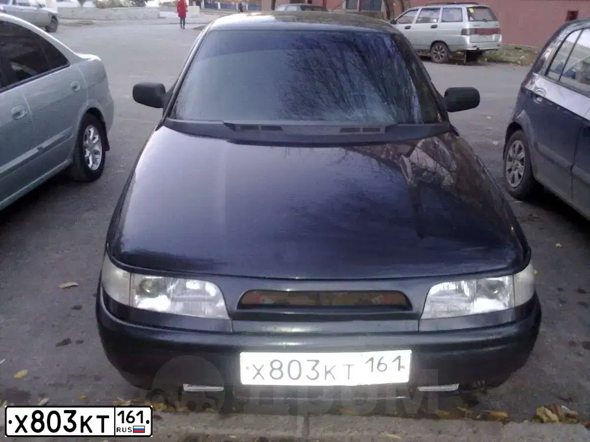 Фото автомобиля LADA 2110 LADA, 2005 — госномер Е960УН126. Цвет: ГРАФИТОВЫЙ МЕТАЛЛИК