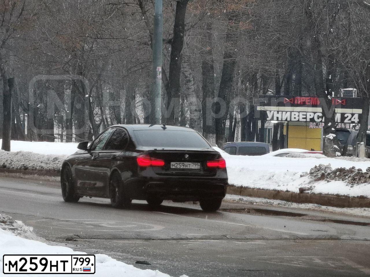 Фото автомобиля BMW 320D, 2018 — госномер А077УХ797. Цвет: ЧЕРНЫЙ