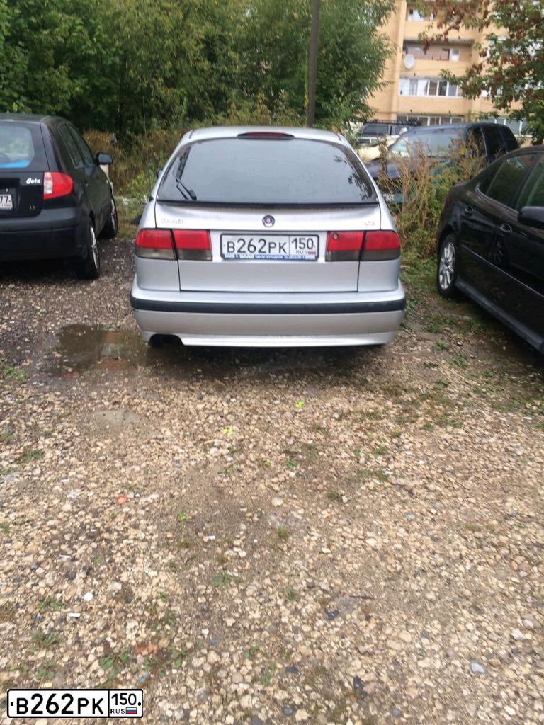 Фото автомобиля SAAB 9-3, 2000 — госномер В262РК150. Цвет: СЕРЕБРИСТЫЙ