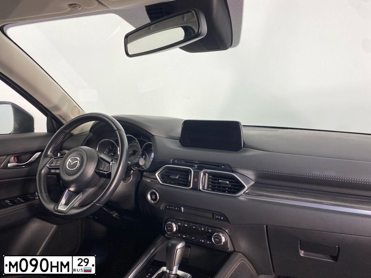 Фото автомобиля MAZDA CX-5, 2019 — госномер О994ОМ29. Цвет: БЕЛЫЙ ПЕРЛАМУТР