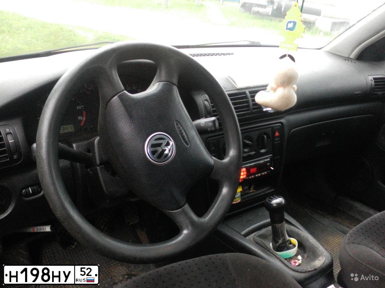 Фото автомобиля VOLKSWAGEN PASSAT, 1997 — госномер М342КА21. Цвет: ЧЕРНЫЙ