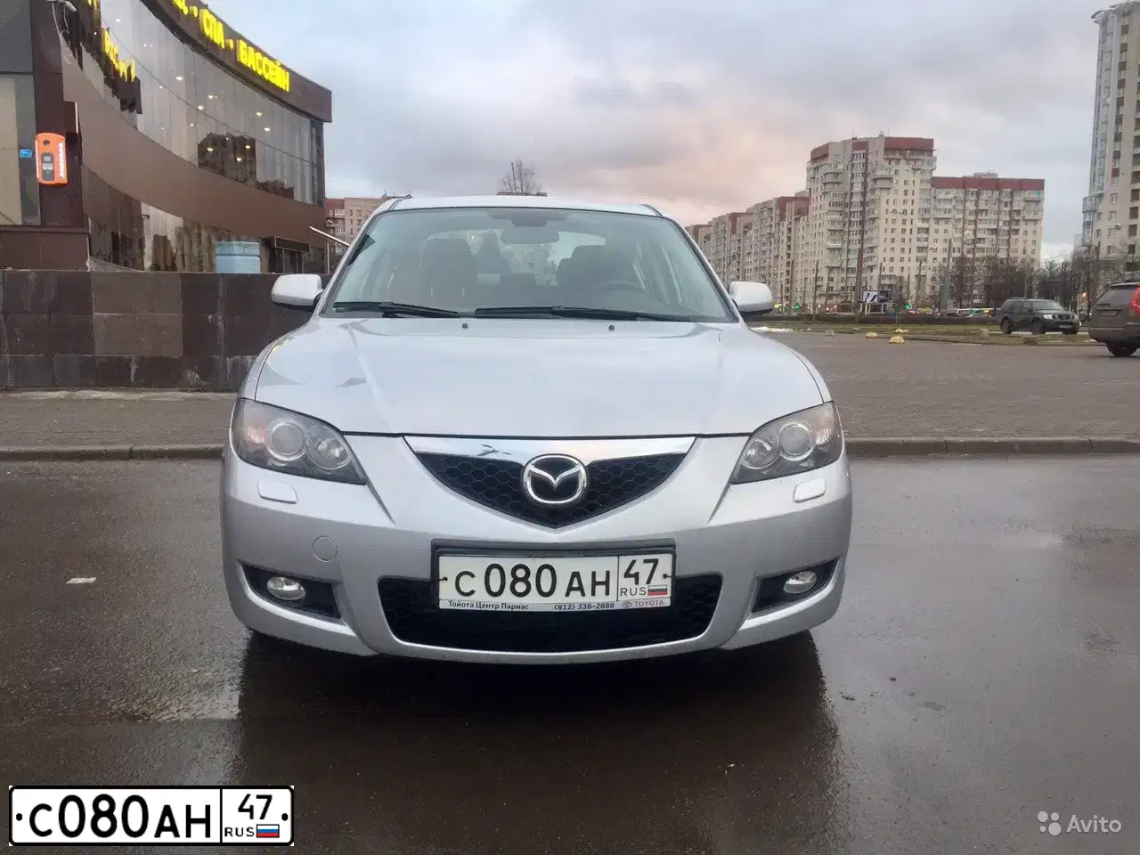 Фото автомобиля MAZDA 3, 2007 — госномер К009УВ82. Цвет: СЕРЕБРИСТЫЙ
