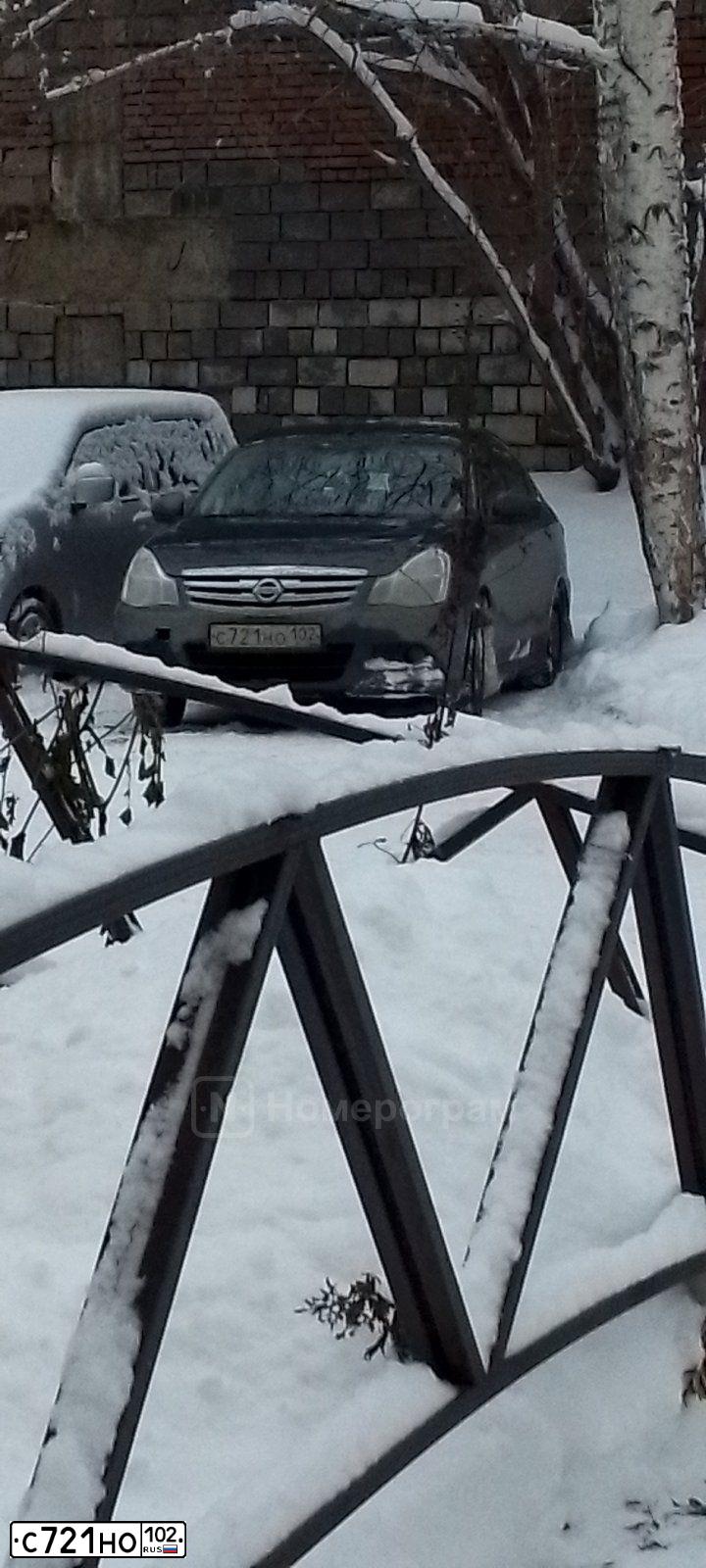 Фото автомобиля NISSAN ALMERA /AVTOVAZ/, 2015 — госномер С721НО102. Цвет: СЕРО-СИНИЙ