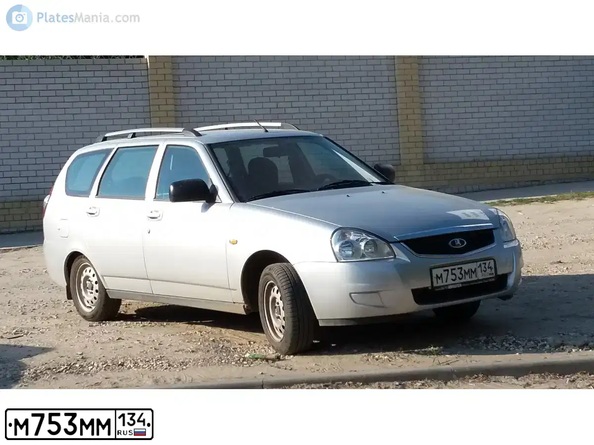 Фото автомобиля LADA 2171 PRIORA, 2015 — госномер М753ММ134. Цвет: СВЕТЛО СЕРЕБРИСТЫЙ МЕТАЛЛ