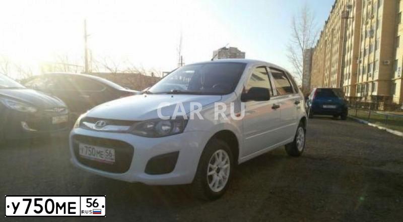 Фото автомобиля LADA 2192 KALINA, 2013 — госномер М595НЕ702. Цвет: Белый