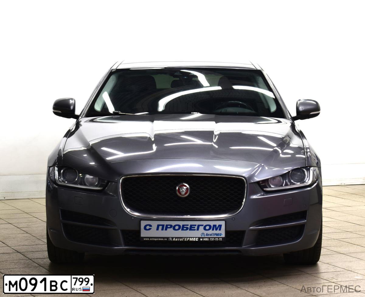 Фото автомобиля ЯГУАР XE, 2017 — госномер У368ТТ790. Цвет: СЕРЫЙ
