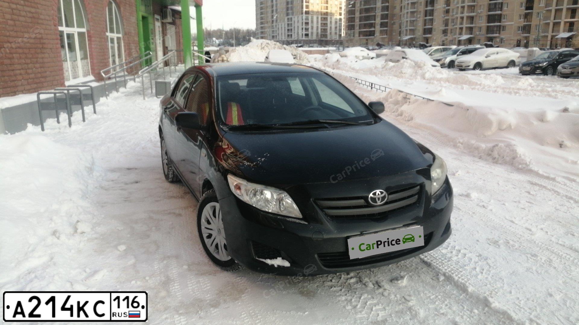 Фото автомобиля TOYOTA COROLLA, 2006 — госномер Е113ЕА156. Цвет: ЧЕРНЫЙ